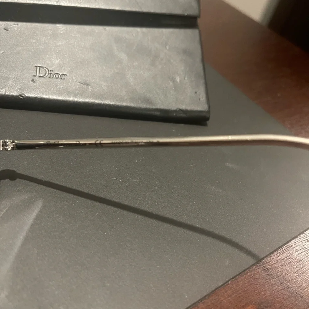 Dior Silver Aviator Sunglasses - Picture 7 of 7